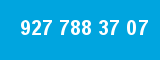927 788 37 07 927 788 37 07